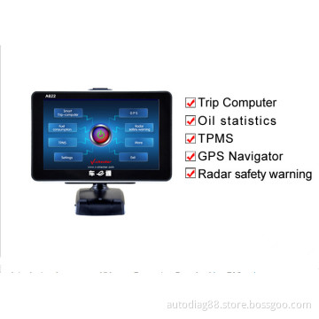 V-checker A622 Trip Computer GPS Navigator TPMS Oil Statistics